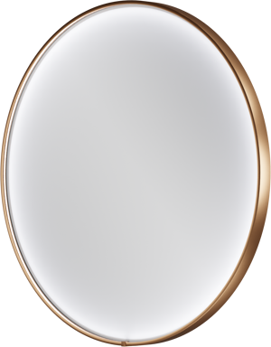Balmani Secret miroir rond Brushed RoseGold lumineux et anti-buée Ø 60 cm
