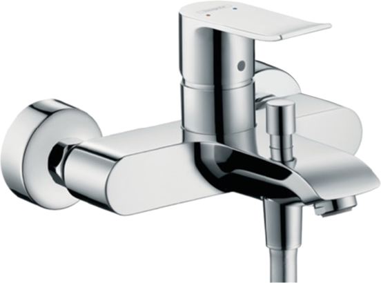 Hansgrohe Metris Badewannenarmatur: Chrom glänzend