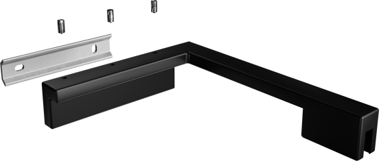 Balmani Modular korte stabilisatiestang rechts 18x14cm mat zwart
