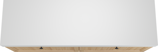 Balmani Lemon zwevend badkamermeubel 180 x 55 cm, fineer natuur eik met Dominus enkel of dubbel tablet in mat wit