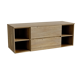 Storke Edge badkamermeubel met Panton wastafelblad voor waskom(men)