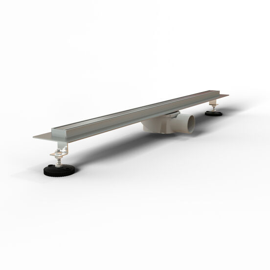Linie douchegoot 70 cm geborstelde inox