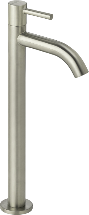Blaufoss Multa verhoogde fonteinkraan Brushed CoolMetal