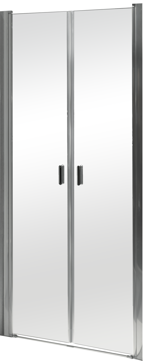 Luca Varess Romeo douche pendeldeur 90 x 190 cm helder glas glanzend chroom profiel