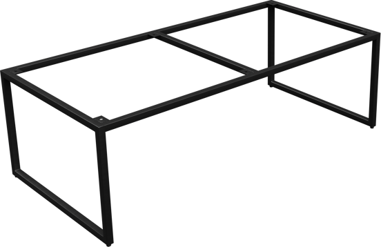 Linie Lado decoratieve frame mat zwart 90 x 44 cm