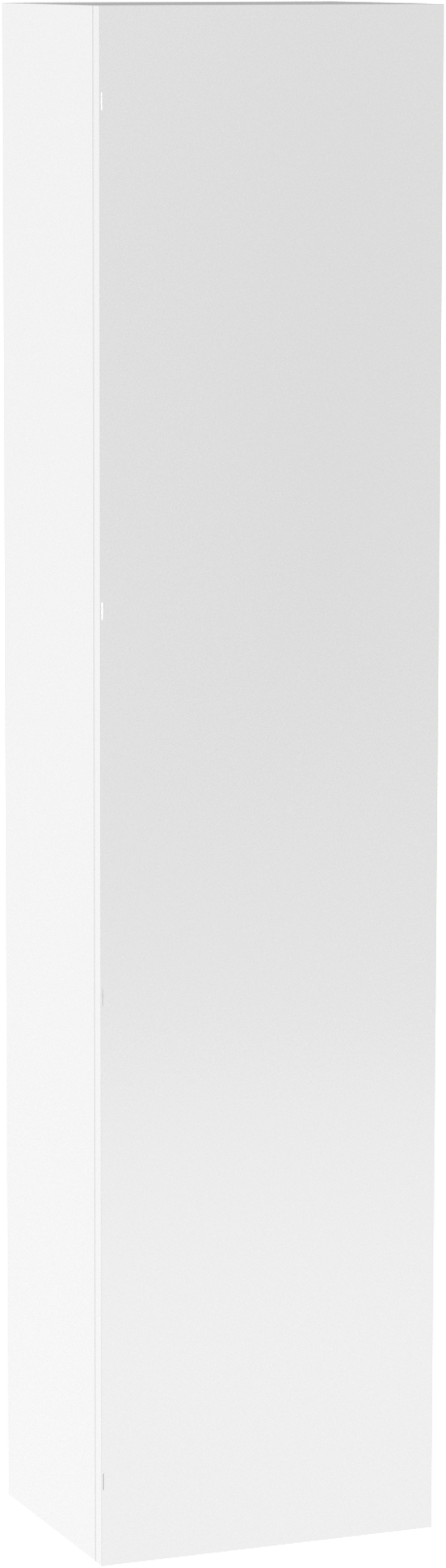 Storke Edge zwevende badkamerkast met spiegel hoogglans wit 40 x 30 x 170 cm