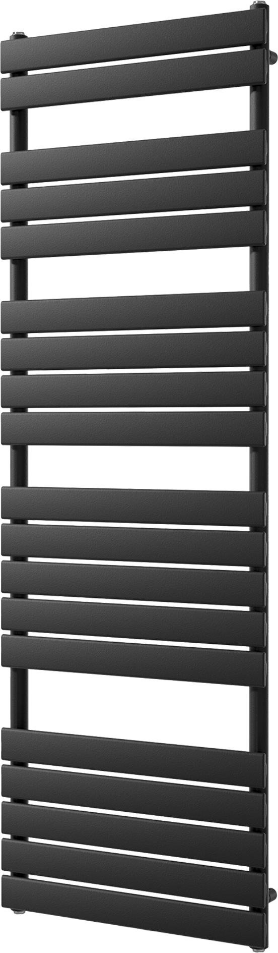 Vipera Vulcan sèche-serviettes simple 60 x 180 cm chauffage électrique noir mat raccordements latéral et central possibles 1.320W, résistance incluse