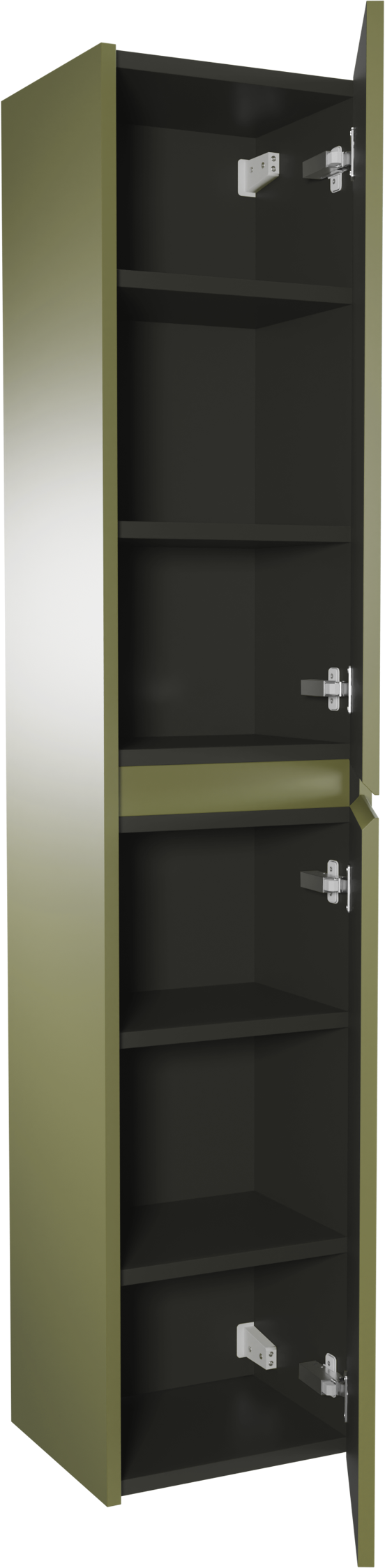 Storke Seda Badhochschrank: Hängend, Olivgrün, 40 x 35 x 170 cm