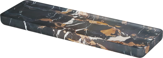 Balmani Tray wandplank Portoro Gold marmer 40 x 12 cm