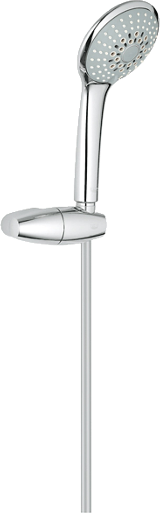 Grohe Euphoria 110 Champagne douchekop met slang 3 straalsoorten glanzend chroom