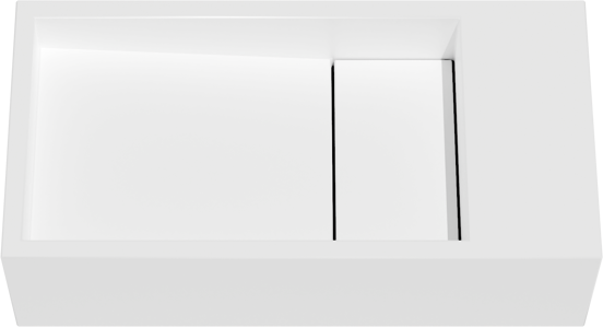 Balmani Mood fonteintje 36 x 18 cm matte Solid Surface