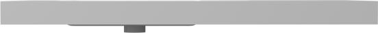 Storke Mata High asymmetrisch linkse wastafel matte Solid Surface 140 x 52 cm