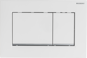 Sigma 30 plaque de déclenchement blanc brillant pour UP320 ou UP720 bâti-support