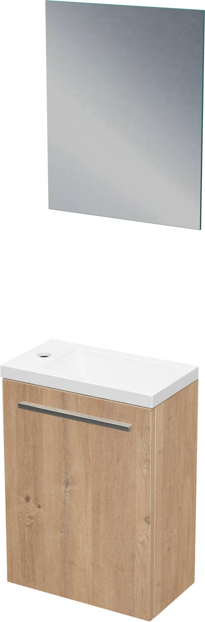 SanyOne Roxy Gäste-WC Möbel mit Roxy Waschtisch