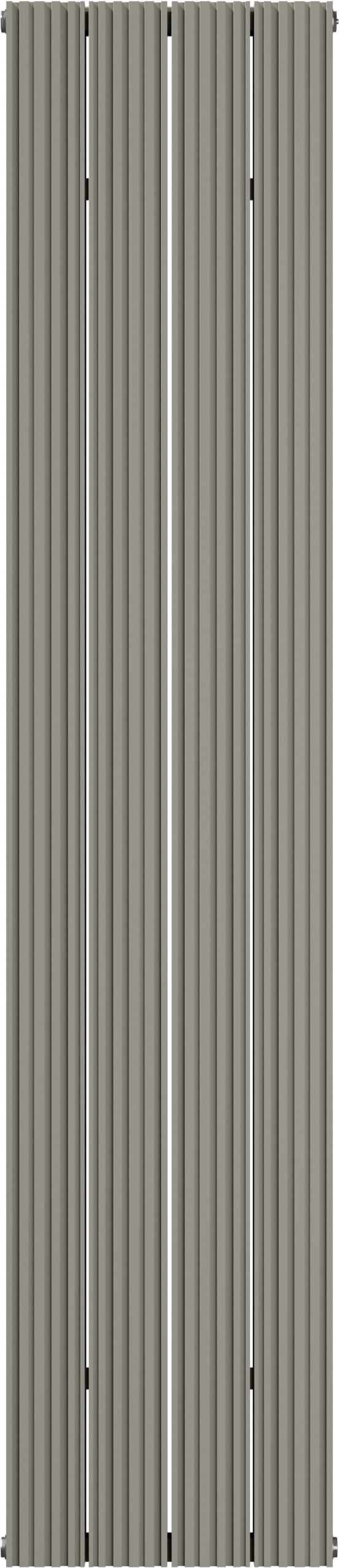 Vipera Mares sèche-serviettes double 37,5 x 180 cm chauffage central soie grise raccordements latéral et central possibles 1477W