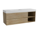 Storke Edge badkamermeubel met Mata High wastafel