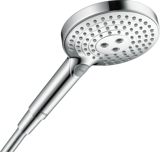 Hansgrohe Raindance Select S120 handdouche 3 straalfuncties glanzend chroom