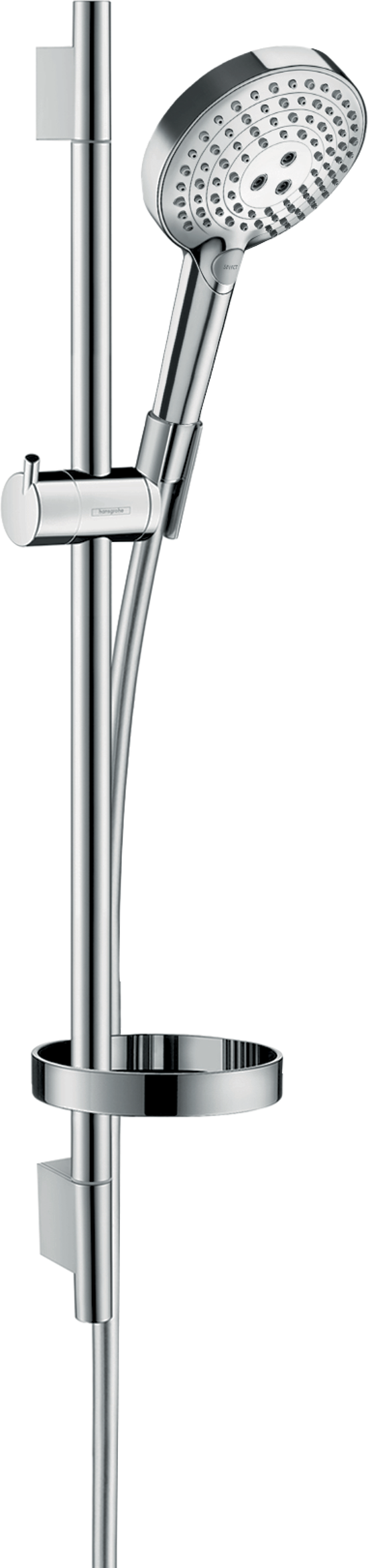 Hansgrohe Raindance Select S120 douchestang met douchekop 12cm 3 straalfuncties glanzend chroom