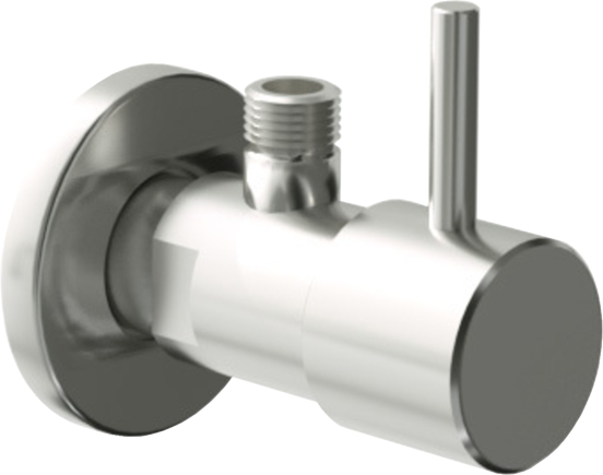 Santeg robinet d'équerre 1/2 - 3/8 CoolMetal brossé