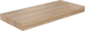 Storke Kada Einzel- oder Doppelwaschtischplatte, Teak rustikal, hpl 120 x 52 cm