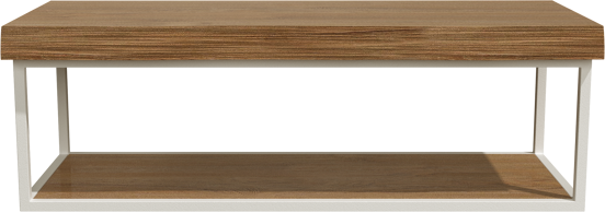 Balmani Life Edge Mini handenwasser 55 x 22,5 cm teak met witte frame