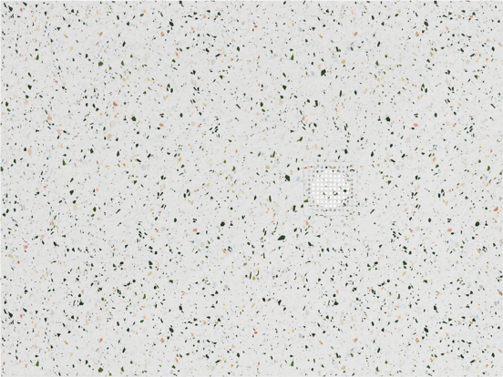 Balmani Impress douchebak 120 x 90 cm composietmarmer mat wit/zwart terrazzo rock structuur