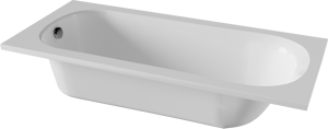 Linie Tessa baignoire encastrable mono 180 x 80 cm acrylique blanc brillant