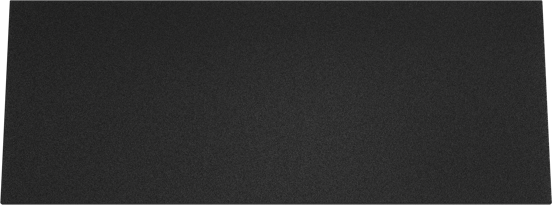 Storke Panton tablette simple ou double mdf enduit de poudre noir mat 135 x 52 cm