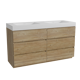 Storke Edge badkamermeubel met Mata High wastafel