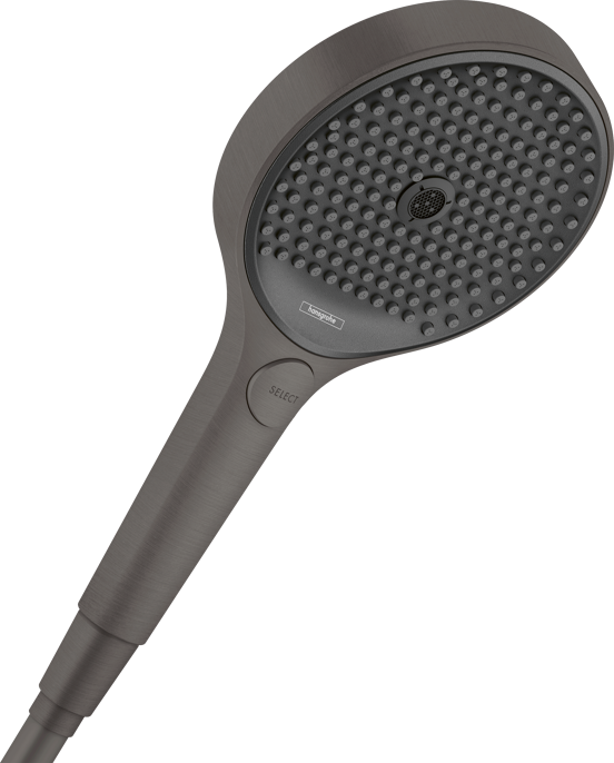 Hansgrohe Rainfinity 130 handdouche 3 straalsoorten brushed black chrome