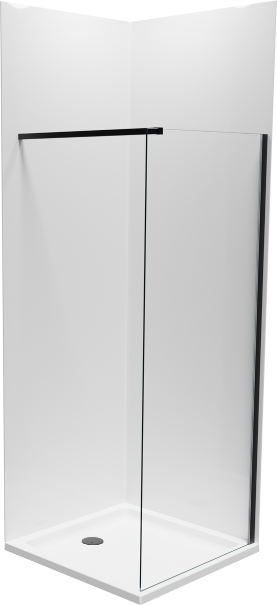 Linie Wall panneaux muraux de douche 90 x 90 x 260 cm acrylique blanc brillant