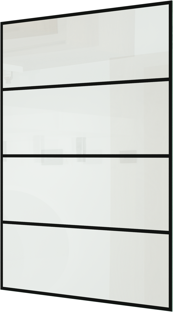 Balmani Modular Duschwand Glas: Lined, 136 x 200 cm