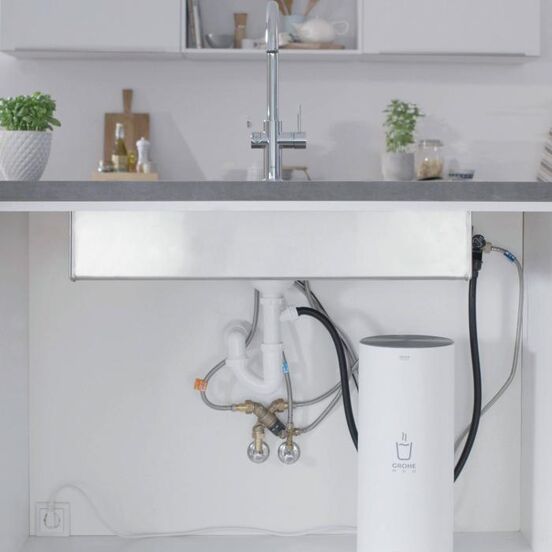 Grohe Red Duo keukenkraan en boiler chroom 30374001