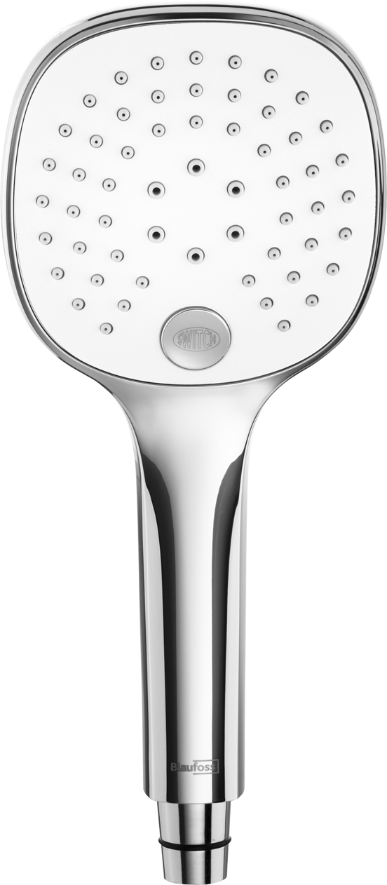Blaufoss Switch Ultra douchette 3 fonctions de jet chrome et blanc brillants