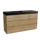 Storke Edge meuble salle de bains avec plan vasque Scuro High