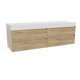 Balmani Mitra badkamermeubel met Dominus tablet voor waskom(men)