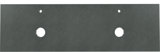 Balmani Rock Doppelwaschtischplatte, Granit poliert, 180 x 55 cm