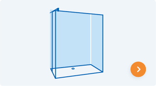 Version d'angle avec panneau latéral fixe