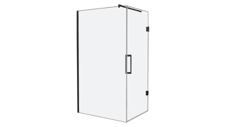 Version d'angle avec porte