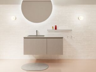 Salle de bains scandinave