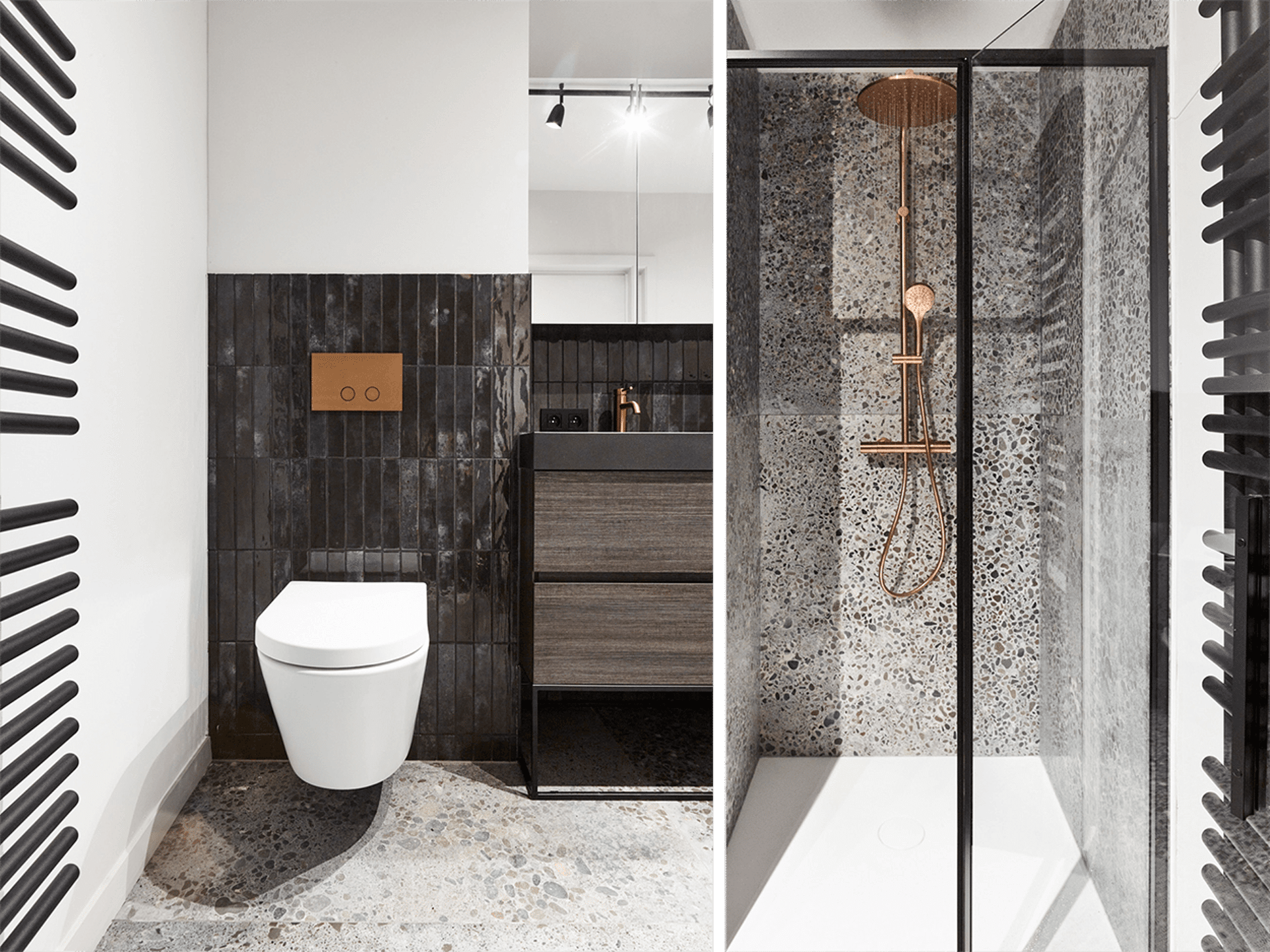 Basisstructuur van een nieuwe badkamer voor renovatie
