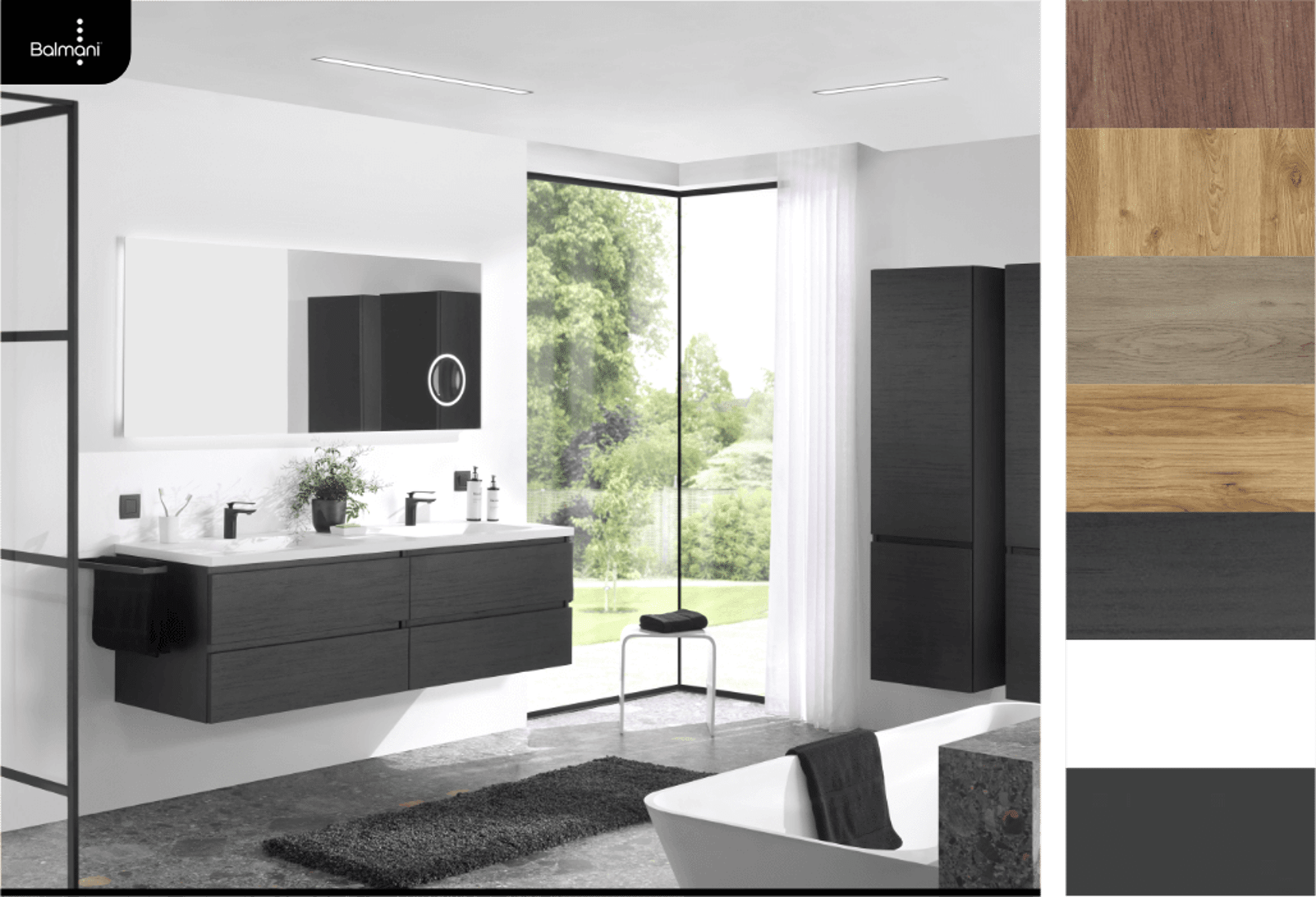 salle de bain lavabo miroir armoire baignoire