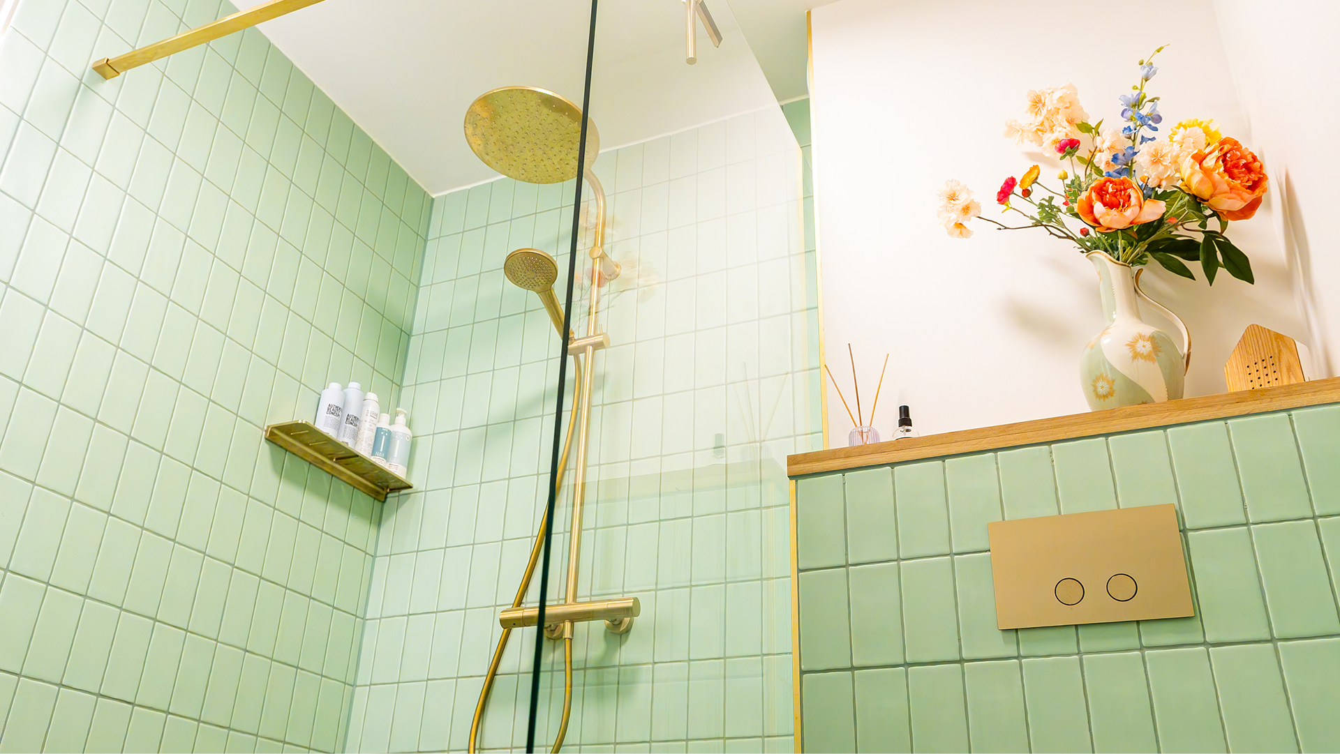 De badkamer van Birgit Schuurman