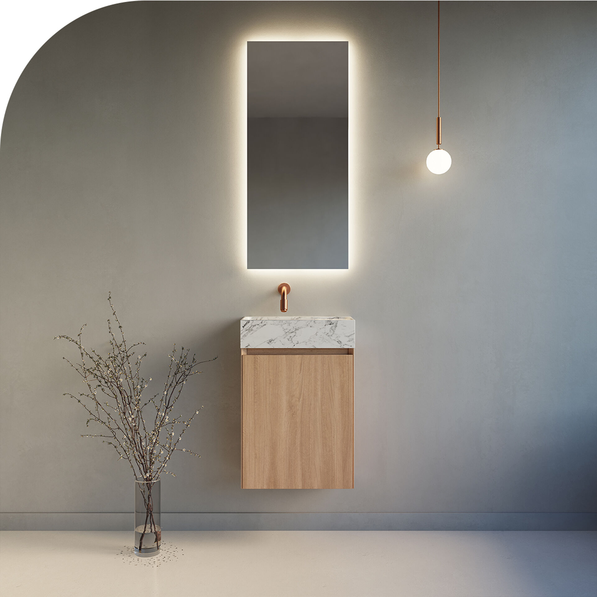 Spiegel Waschbecken