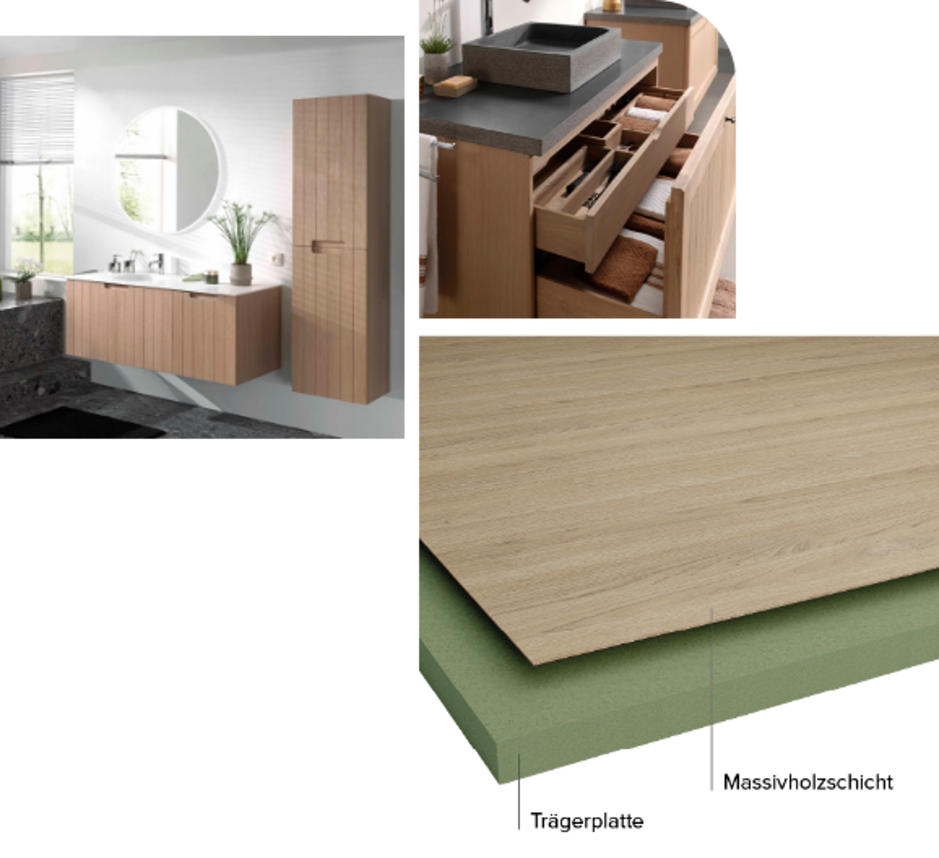 Waschbecken Schrank Holz
