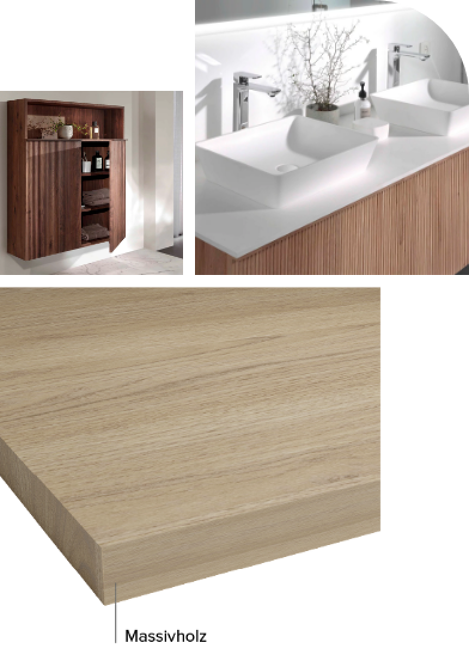 Waschbecken Schrank Holz