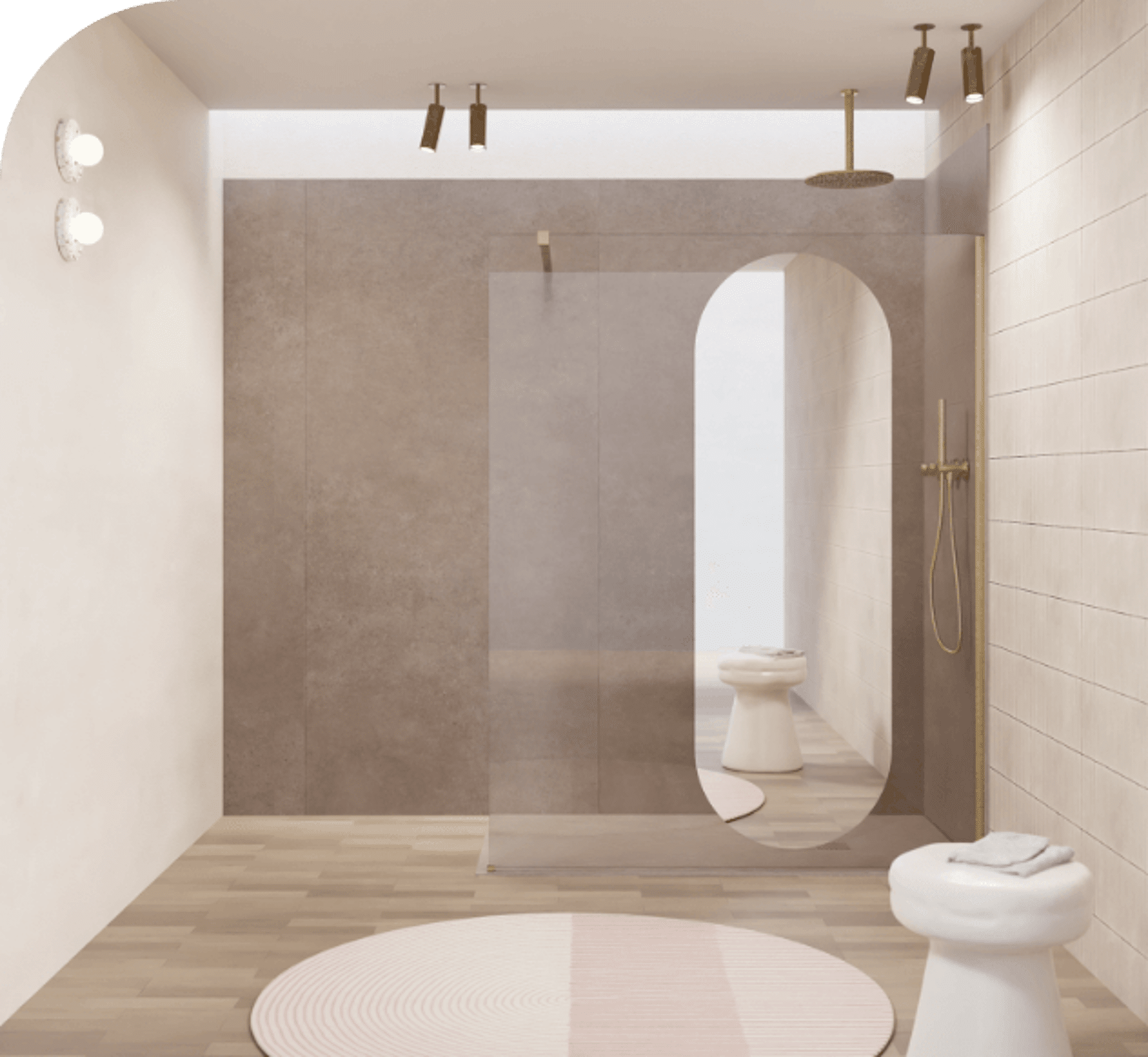 Spiegel Dusche