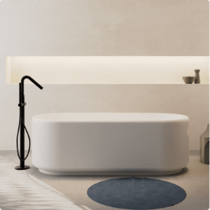 Solid surface baden